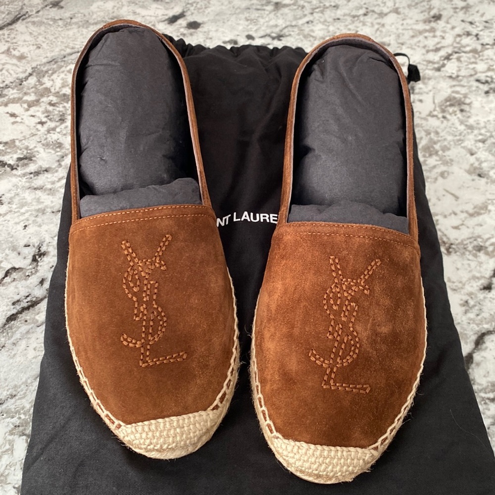 Saint Laurent espadrille flats